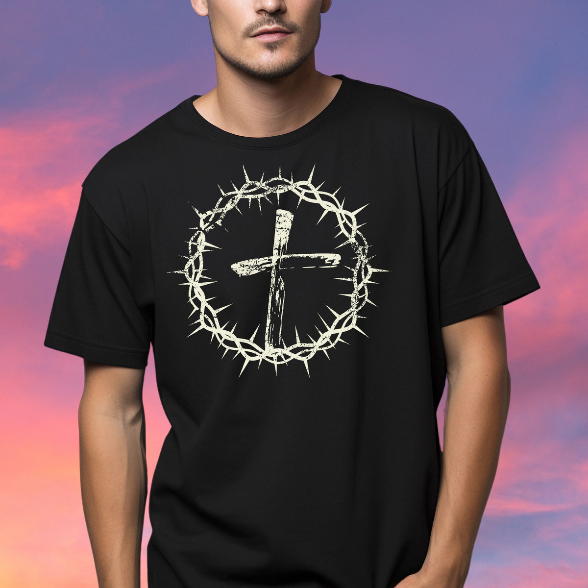 Crown of Thorns Grunge T-Shirt